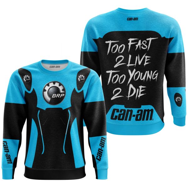 TOO FAST TO LIVE TOO YOUNG TO DIE - CAN AM - SKY BLUE - Image 2