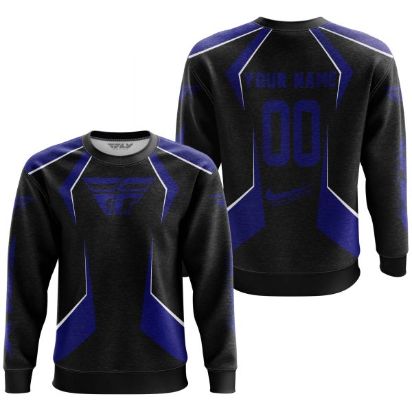 LIMITED EDITION - CUSTOM NAME FLY RACING - NAVY - Image 3