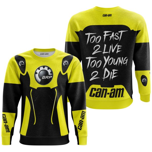 TOO FAST TO LIVE TOO YOUNG TO DIE - CAN AM - YELLOW - Image 3