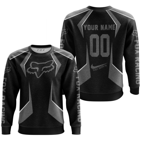 LIMITED EDITION - CUSTOM NAME FOX RACING - GREY - Image 3