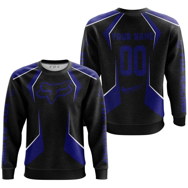 LIMITED EDITION - CUSTOM NAME FOX RACING - NAVY - Image 3