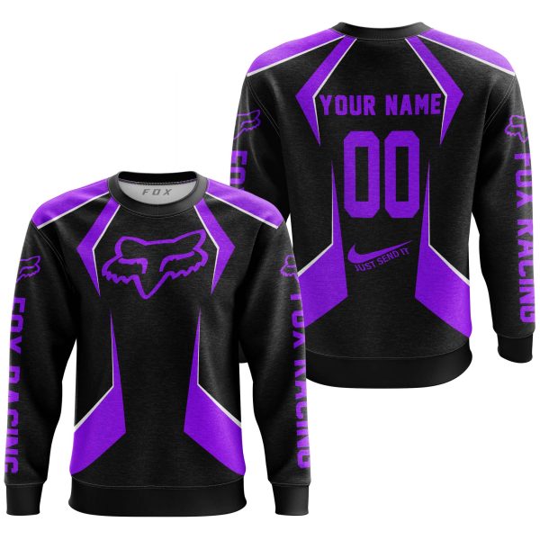 LIMITED EDITION - CUSTOM NAME FOX RACING - PURPLE - Image 3