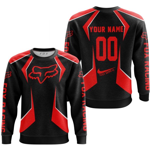 LIMITED EDITION - CUSTOM NAME FOX RACING - RED - Image 3