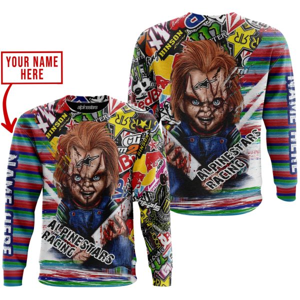 CHUCKY ALPINESTARS RACING | HOODIE & JERSEY | KID-YOUTH & ADULT - Image 2