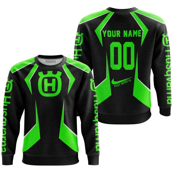 LIMITED EDITION - CUSTOM NAME HUSQVARNA - GREEN - Image 3
