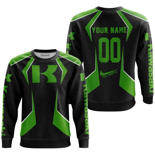 LIMITED EDITION - CUSTOM NAME KAWASAKI - GREEN - Image 3
