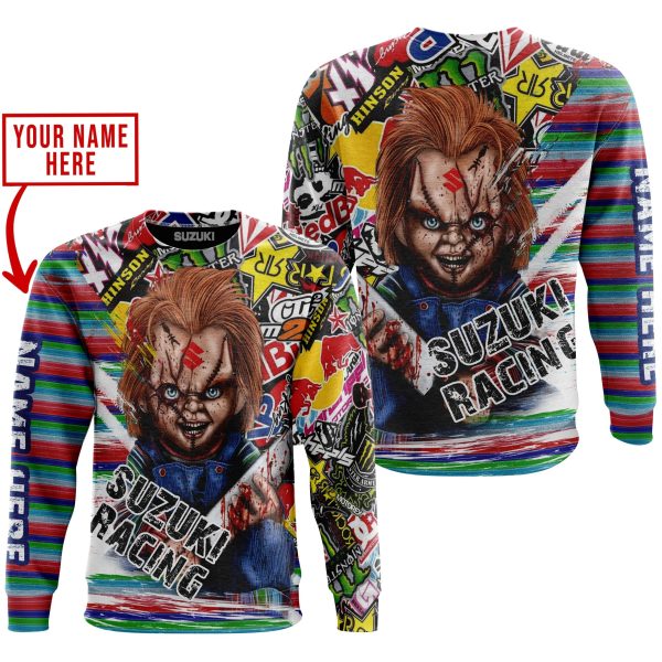 CHUCKY SUZUKI RACING | HOODIE & JERSEY | KID-YOUTH & ADULT - Image 2