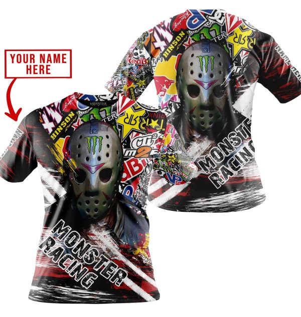 JASON VOORHEES MONSTER RACING | HOODIE & JERSEY | KID-YOUTH & ADULT - Image 4