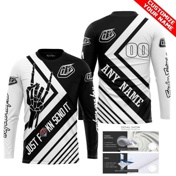 JUST FCKN SEND IT – TROY LEE DESIGNS RACING | HOODIE & JERSEY | KID-YOUTH & ADULT - Image 2