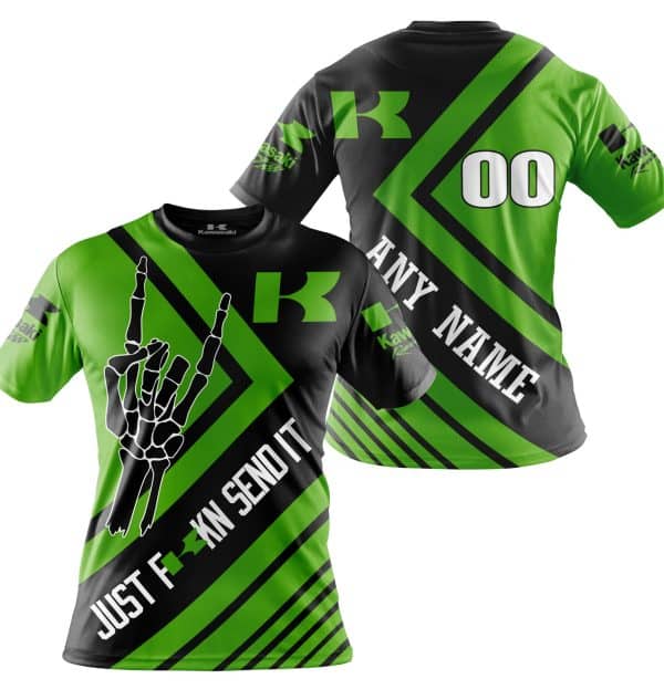 JUST FCKN SEND IT - KAWASAKI | HOODIE & JERSEY | KID-YOUTH & ADULT - Image 4
