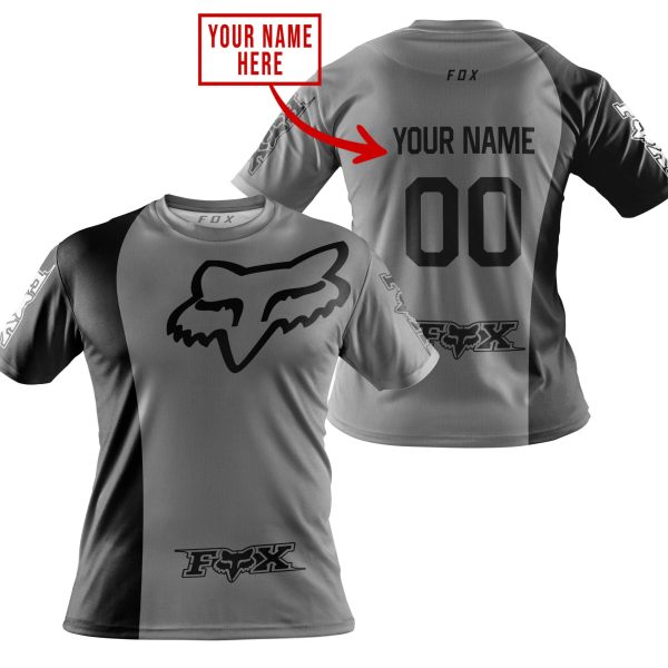 PREMIUM MX - CUSTOM NAME - FOX RACING - GREY - Image 4
