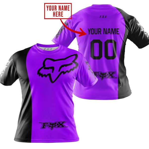 PREMIUM MX - CUSTOM NAME - FOX RACING - PURPLE - Image 4