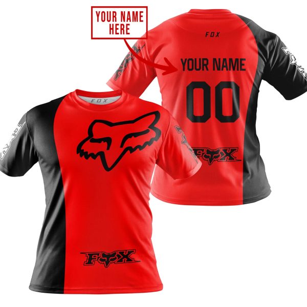 PREMIUM MX - CUSTOM NAME - FOX RACING - RED - Image 4