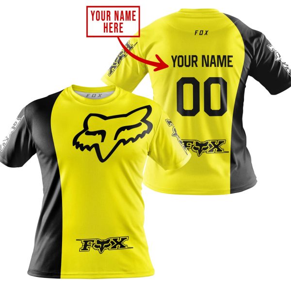 PREMIUM MX - CUSTOM NAME - FOX RACING - YELLOW - Image 4