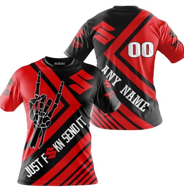 JUST FCKN SEND IT - SUZUKI | HOODIE & JERSEY | KID-YOUTH & ADULT - Image 4