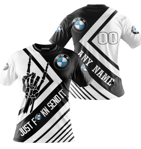 JUST FCKN SEND IT - BMW RACING | HOODIE & JERSEY | KID-YOUTH & ADULT - Image 4