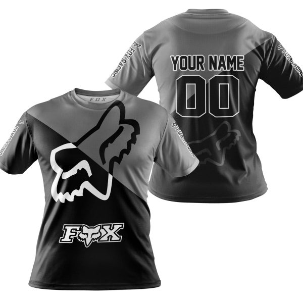 PREMIUM GIFT - CUSTOM NAME - FOX RACING - GREY - Image 4