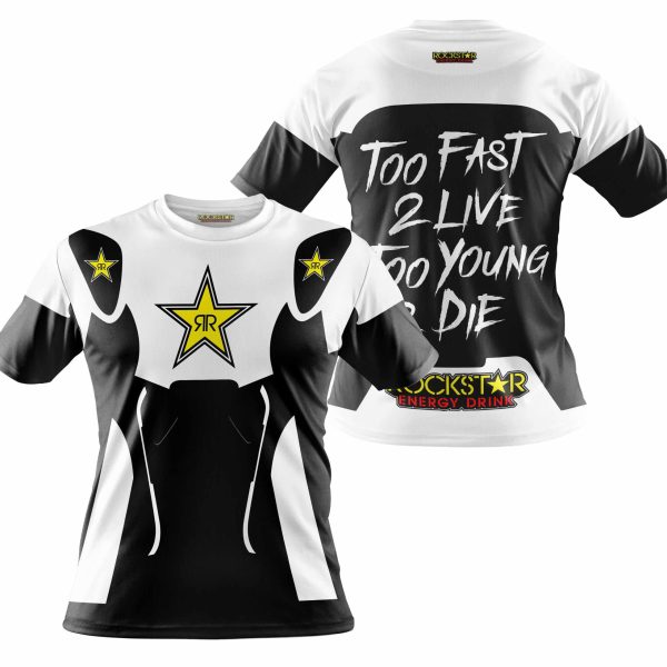 TOO FAST TO LIVE TOO YOUNG TO DIE - ROCKSTAR - WHITE - Image 4