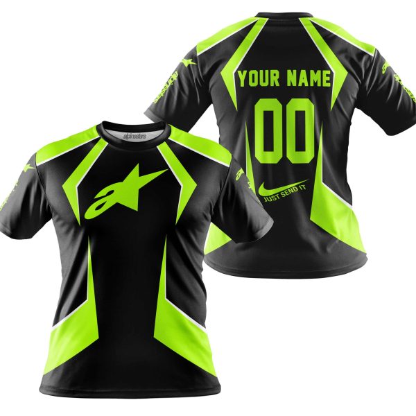 LIMITED EDITION - CUSTOM NAME ALPINESTARS - NEON - Image 4