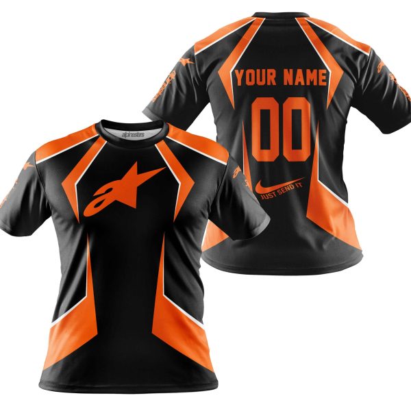 LIMITED EDITION - CUSTOM NAME ALPINESTARS - ORANGE - Image 4