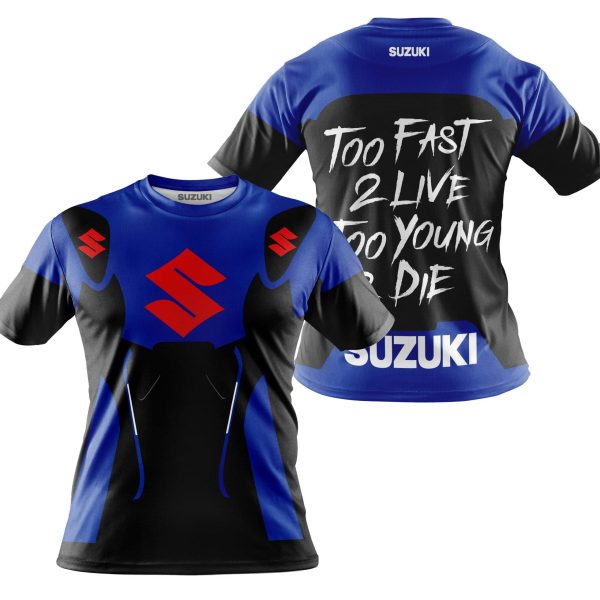 TOO FAST TO LIVE TOO YOUNG TO DIE - SUZUKI - BLUE - Image 4
