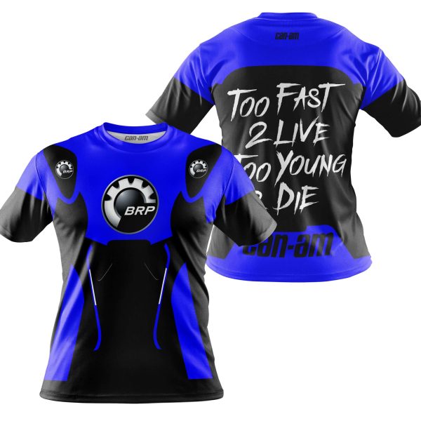 TOO FAST TO LIVE TOO YOUNG TO DIE - CAN AM - BLUE - Image 4