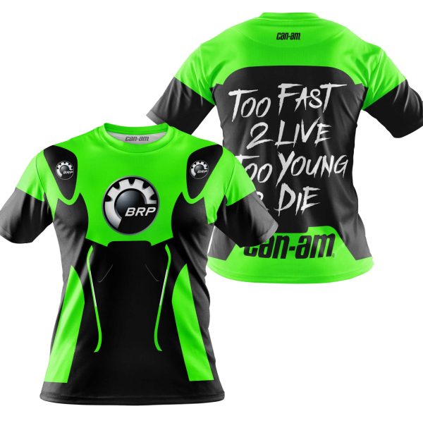 TOO FAST TO LIVE TOO YOUNG TO DIE - CAN AM - GREEN - Image 4