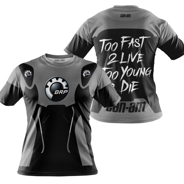 TOO FAST TO LIVE TOO YOUNG TO DIE - CAN AM - GREY - Image 4