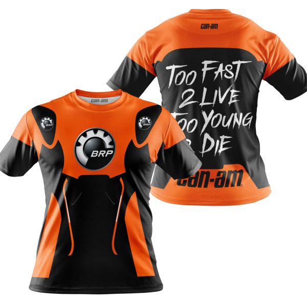 TOO FAST TO LIVE TOO YOUNG TO DIE - CAN AM - ORANGE - Image 4
