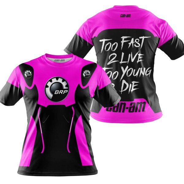 TOO FAST TO LIVE TOO YOUNG TO DIE - CAN AM - PINK - Image 4