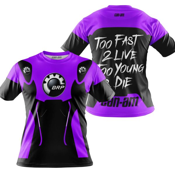TOO FAST TO LIVE TOO YOUNG TO DIE - CAN AM - PURPLE - Image 4