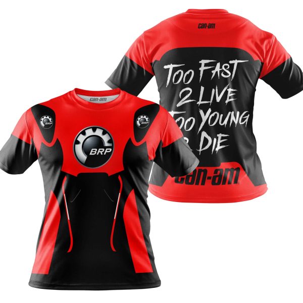 TOO FAST TO LIVE TOO YOUNG TO DIE - CAN AM - RED - Image 4