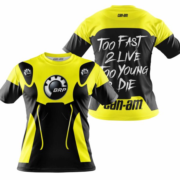 TOO FAST TO LIVE TOO YOUNG TO DIE - CAN AM - YELLOW - Image 4