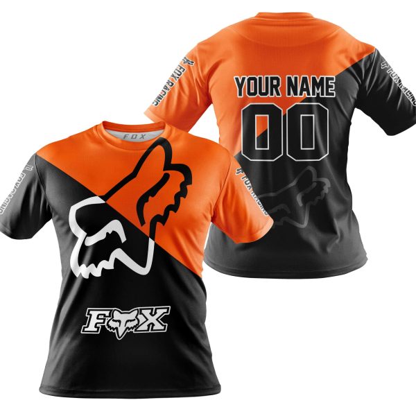 PREMIUM GIFT - CUSTOM NAME - FOX RACING - ORANGE - Image 4