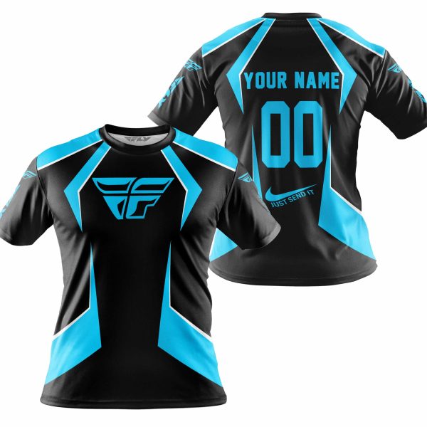 LIMITED EDITION - CUSTOM NAME FLY RACING - SKY BLUE - Image 4