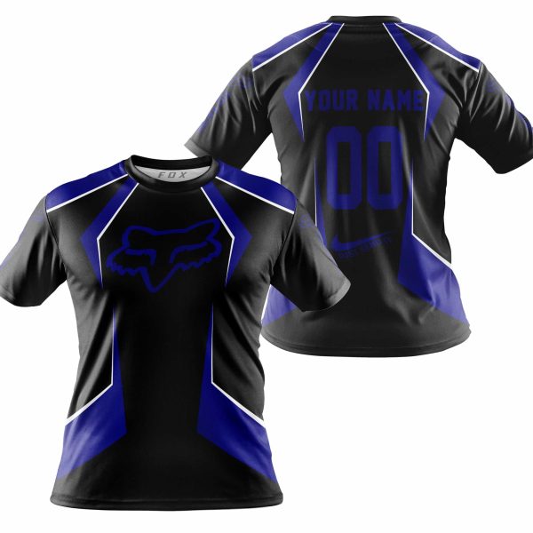 LIMITED EDITION - CUSTOM NAME FOX RACING - NAVY - Image 4