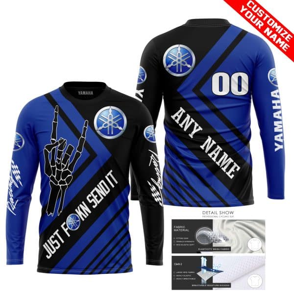 JUST FCKN SEND IT - YAMAHA | HOODIE & JERSEY | KID-YOUTH & ADULT - Image 3
