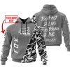 TOO FAST TO LIVE TOO YOUNG TO DIE - LIMITED EDITION - CUSTOM NAME - FOX RACING - GREY