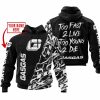 TOO FAST TO LIVE TOO YOUNG TO DIE - LIMITED EDITION - CUSTOM NAME - GAS GAS - BLACK