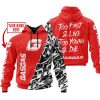 TOO FAST TO LIVE TOO YOUNG TO DIE - LIMITED EDITION - CUSTOM NAME - GAS GAS - RED