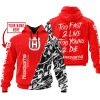 TOO FAST TO LIVE TOO YOUNG TO DIE - LIMITED EDITION - CUSTOM NAME - HUSQVARNA - RED