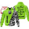 TOO FAST TO LIVE TOO YOUNG TO DIE - LIMITED EDITION - CUSTOM NAME - SEA DOO - GREEN 1