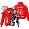 TOO FAST TO LIVE TOO YOUNG TO DIE - LIMITED EDITION - CUSTOM NAME - SEA DOO - RED