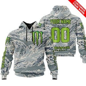 LIMITED EDITION PRODUCTS - US AIR PORCE - MONSTER ENERGY RACING V1 - CUSTOM NAME