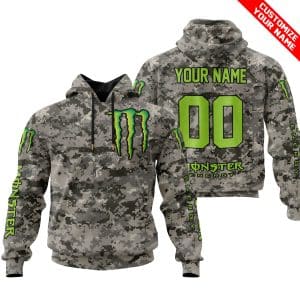 LIMITED EDITION PRODUCTS - US ARMY - MONSTER ENERGY RACING V1 - CUSTOM NAME