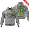 LIMITED EDITION PRODUCTS - US ARMY V1 - MONSTER ENERGY RACING V1 - CUSTOM NAME
