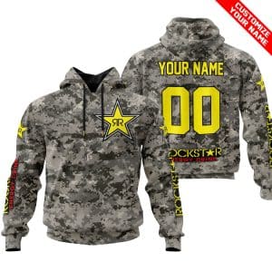 LIMITED EDITION PRODUCTS - US ARMY - ROCKSTAR ENERGY RACING V1 - CUSTOM NAME