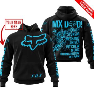 MX DAD - PERSONALISED GIFTS FOR CHILDREN & ADULTS - FOX RACING - SKY BLUE