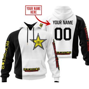 PREMIUM MX - CUSTOM NAME - ROCKSTAR - WHITE