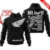 MX DAD - PERSONALISED GIFTS FOR CHILDREN & ADULTS - HONDA - BLACK WHITE